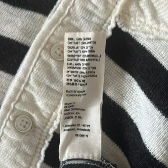 We the Free - Give Me Stripes Henley Long Sleeve Top - Size Small - Picture 16 of 16